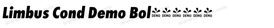 Limbus Cond Demo Bol字体转换